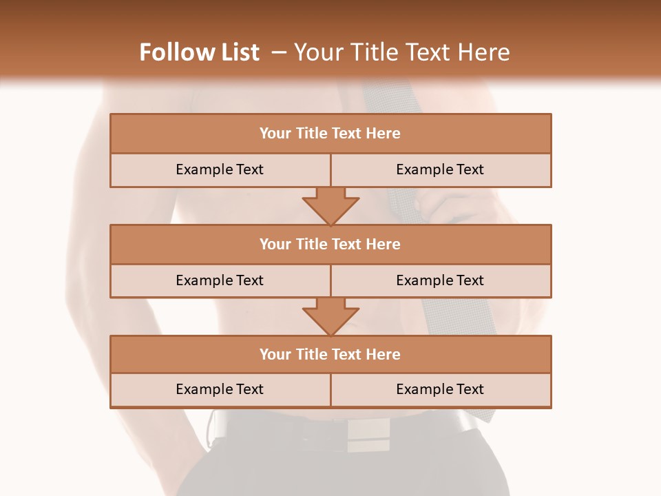 Chest Powerful Strength PowerPoint Template