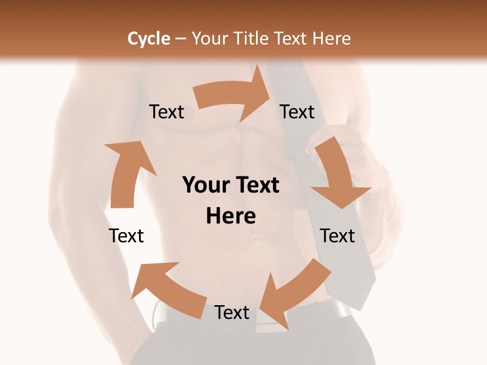 Chest Powerful Strength PowerPoint Template