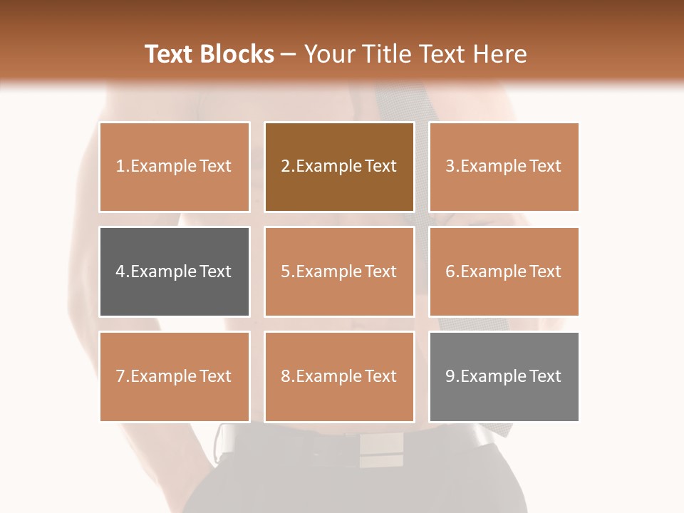 Chest Powerful Strength PowerPoint Template