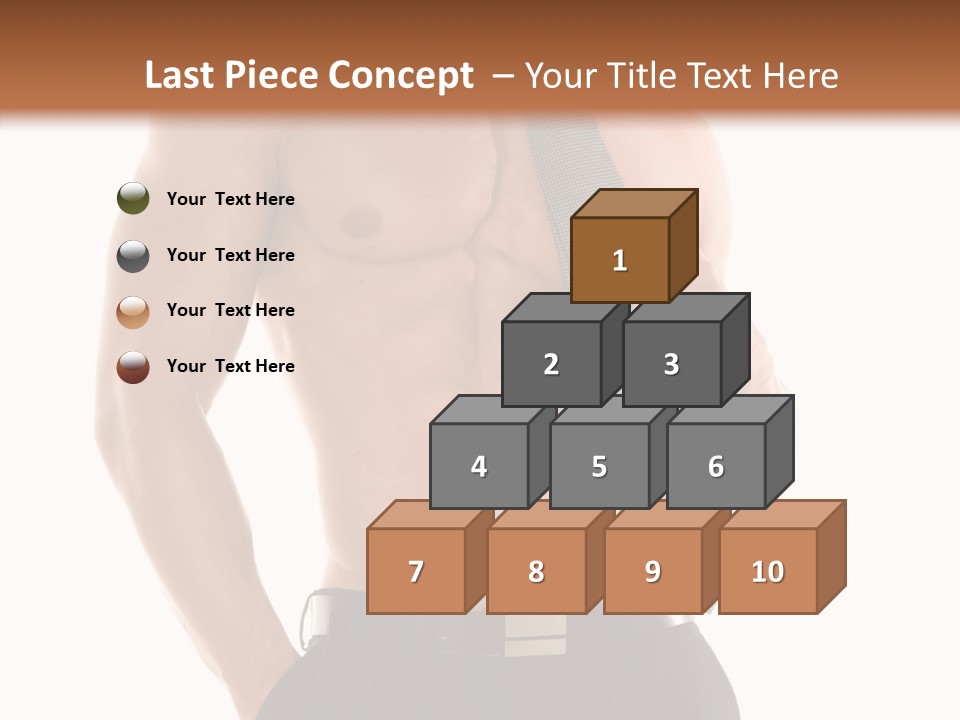 Chest Powerful Strength PowerPoint Template