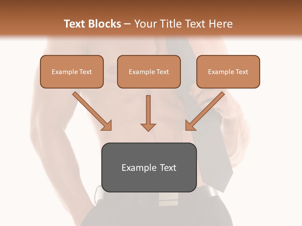 Chest Powerful Strength PowerPoint Template
