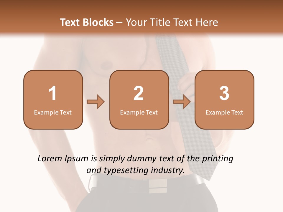 Chest Powerful Strength PowerPoint Template