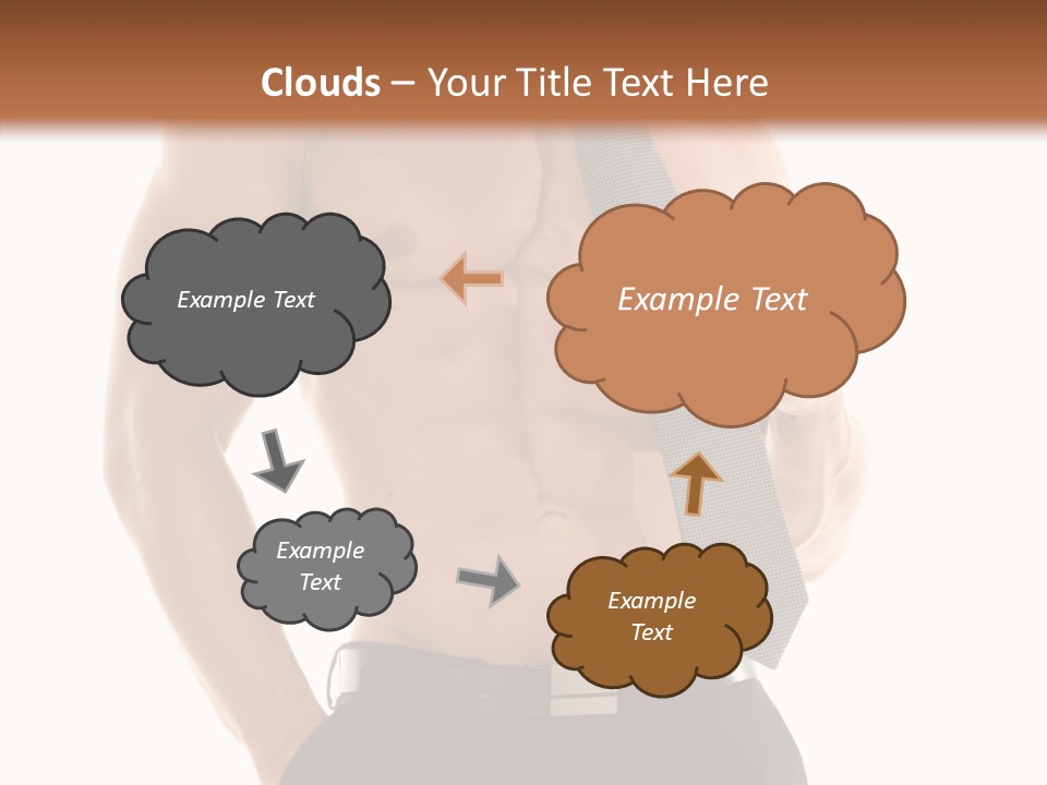 Chest Powerful Strength PowerPoint Template