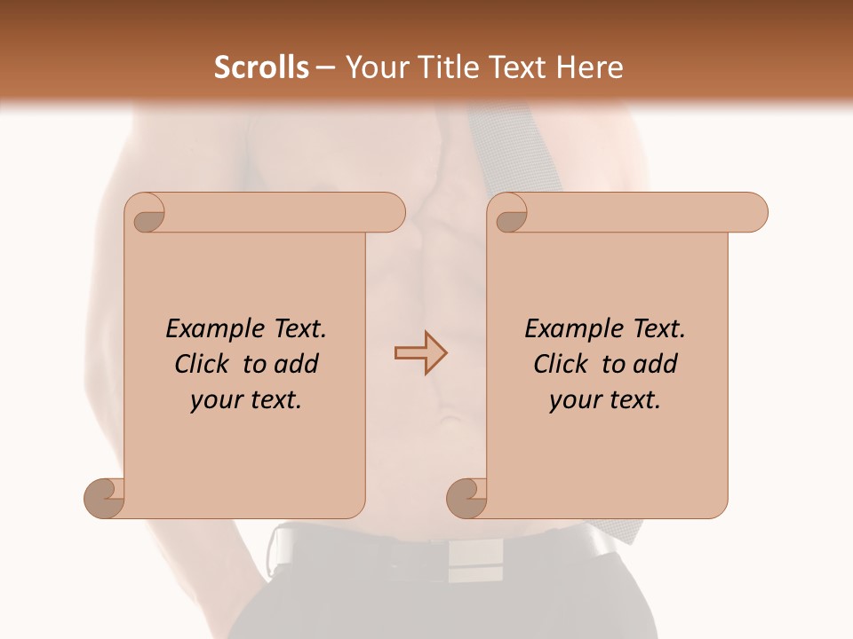 Chest Powerful Strength PowerPoint Template