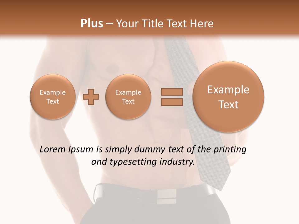Chest Powerful Strength PowerPoint Template