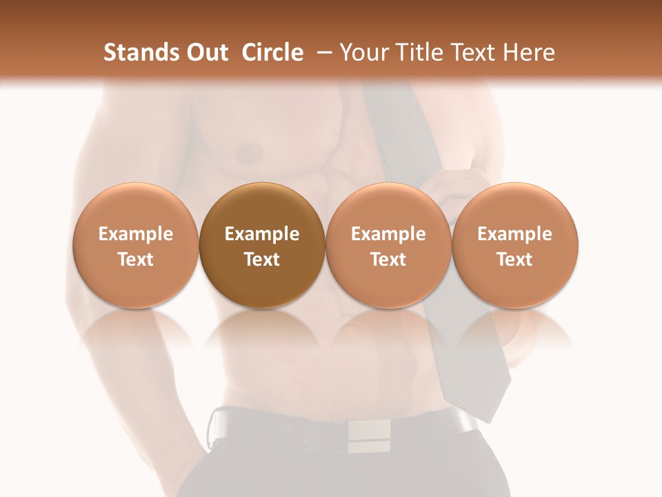 Chest Powerful Strength PowerPoint Template