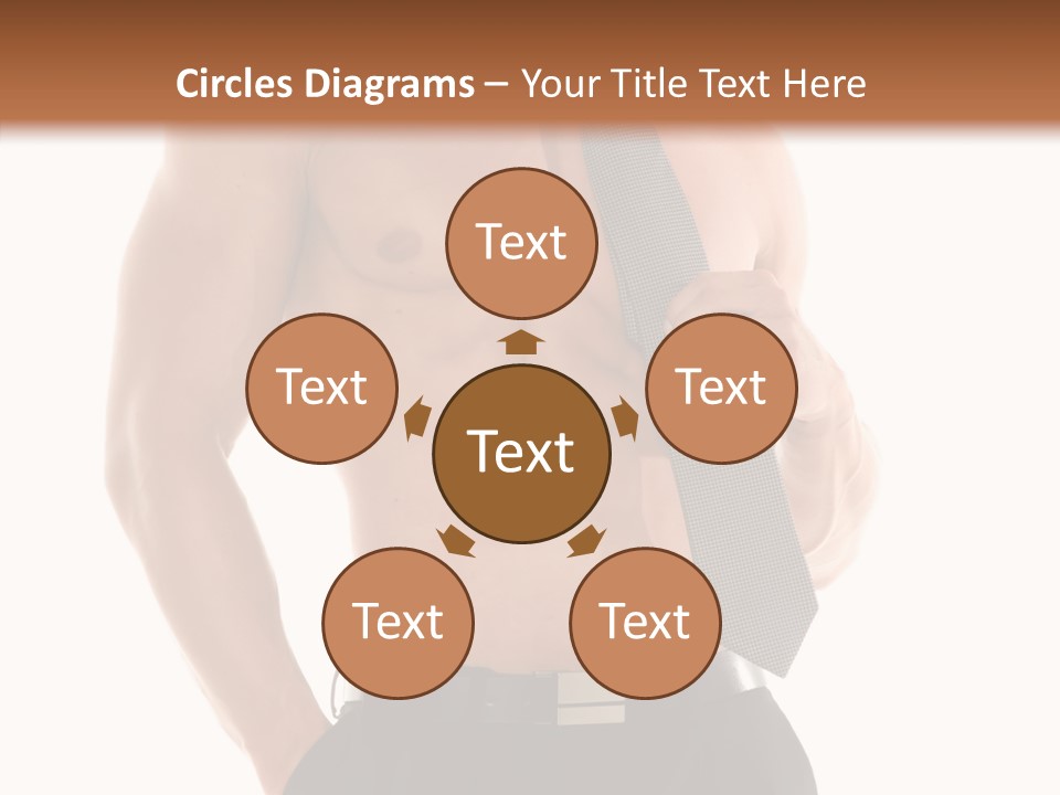 Chest Powerful Strength PowerPoint Template