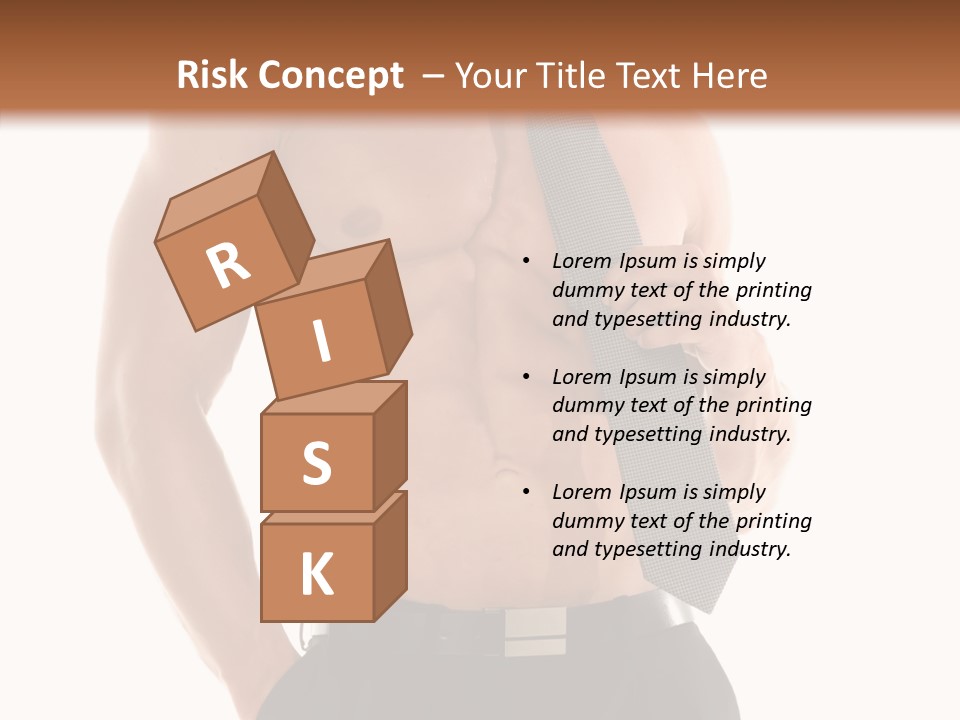 Chest Powerful Strength PowerPoint Template