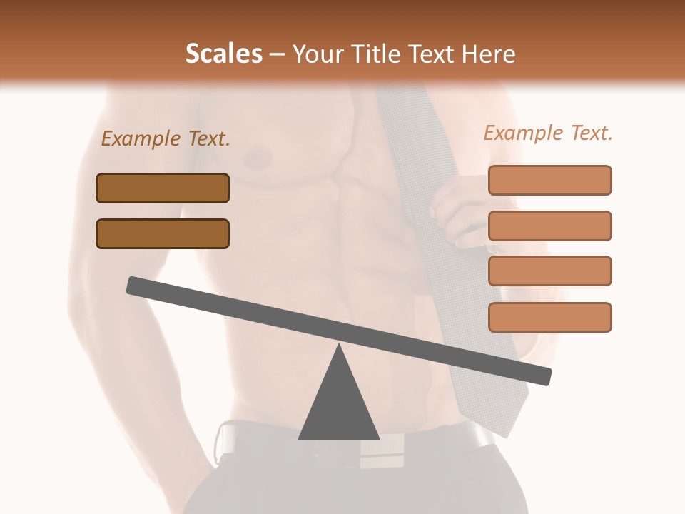Chest Powerful Strength PowerPoint Template