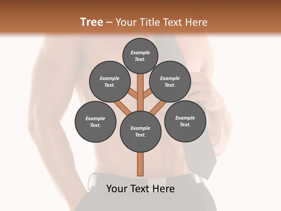 Chest Powerful Strength PowerPoint Template