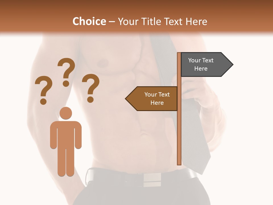 Chest Powerful Strength PowerPoint Template