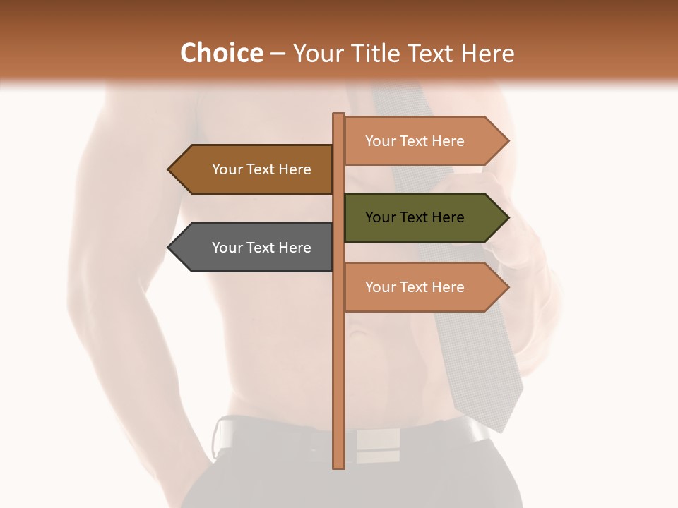 Chest Powerful Strength PowerPoint Template