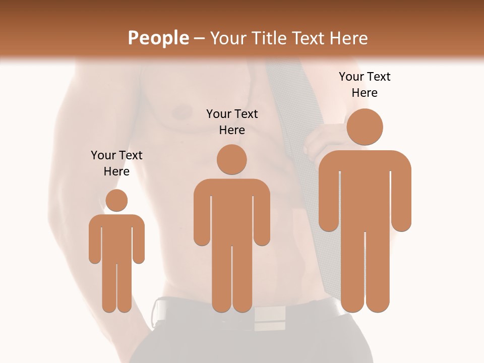 Chest Powerful Strength PowerPoint Template