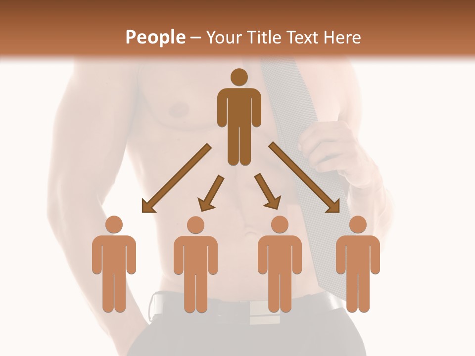 Chest Powerful Strength PowerPoint Template