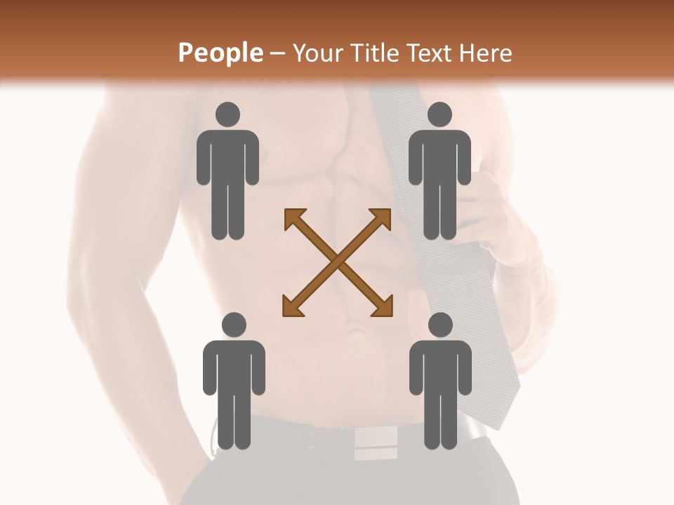 Chest Powerful Strength PowerPoint Template