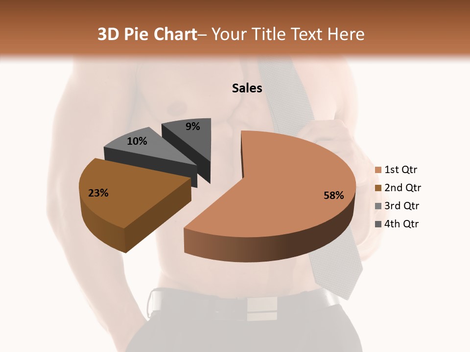 Chest Powerful Strength PowerPoint Template