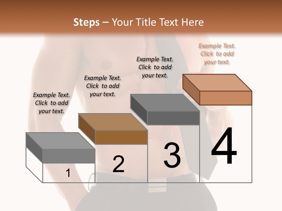 Chest Powerful Strength PowerPoint Template