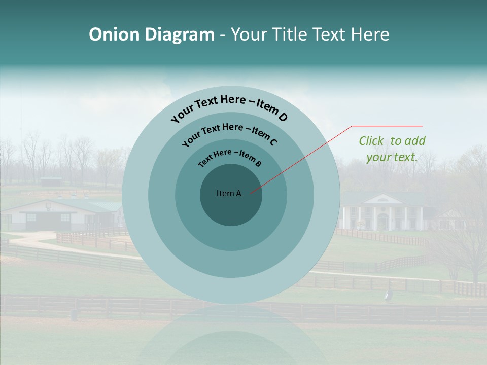 Landscape Spring Farmhouse PowerPoint Template