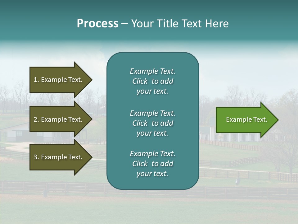 Landscape Spring Farmhouse PowerPoint Template