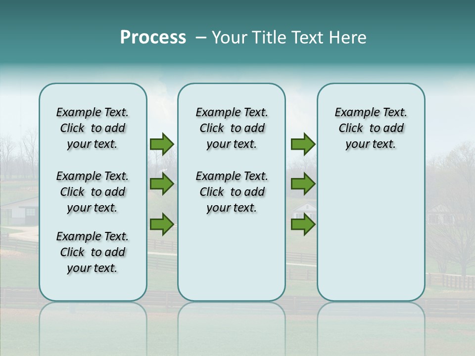 Landscape Spring Farmhouse PowerPoint Template