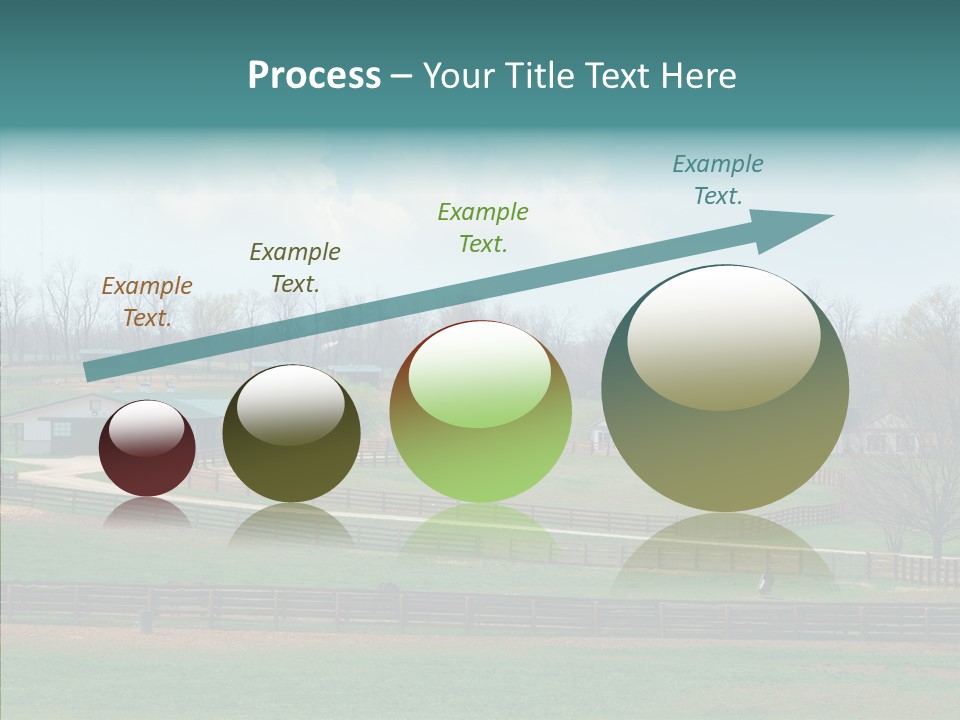 Landscape Spring Farmhouse PowerPoint Template