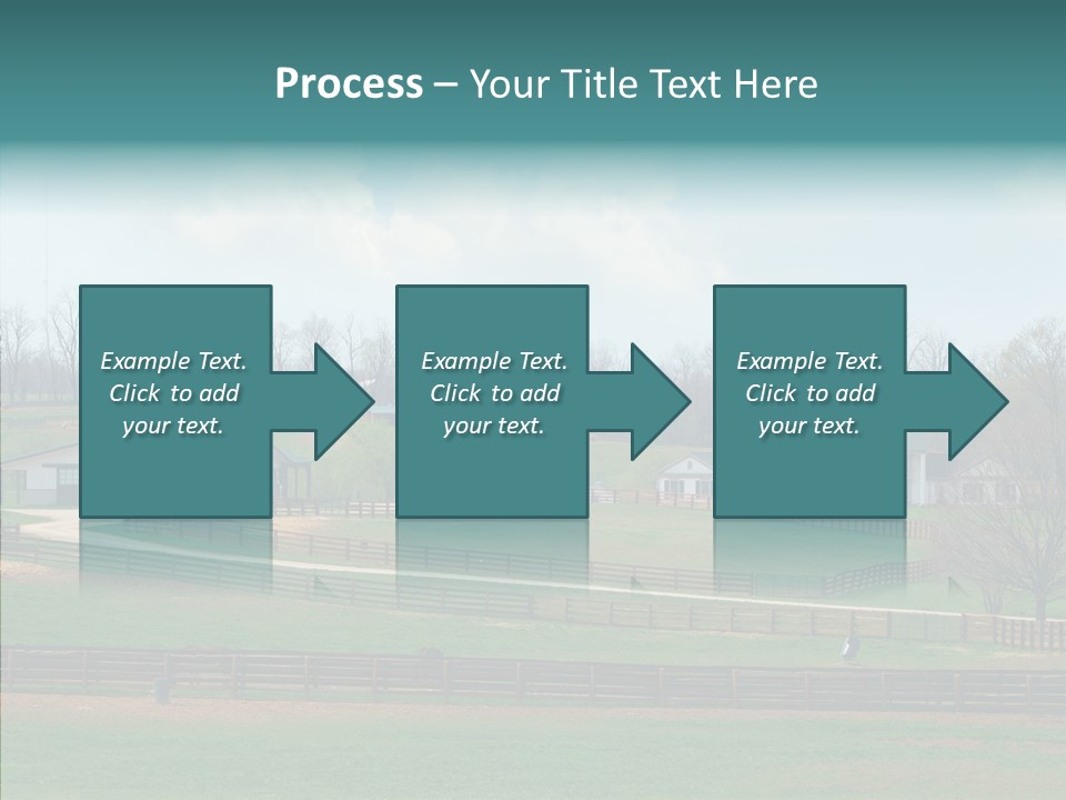 Landscape Spring Farmhouse PowerPoint Template