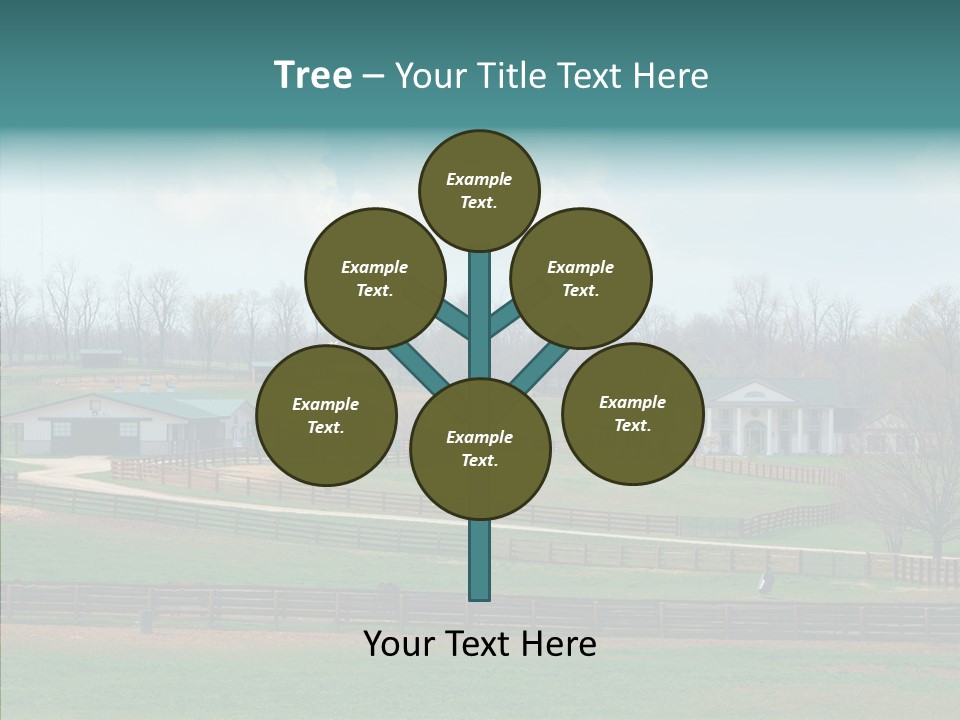 Landscape Spring Farmhouse PowerPoint Template