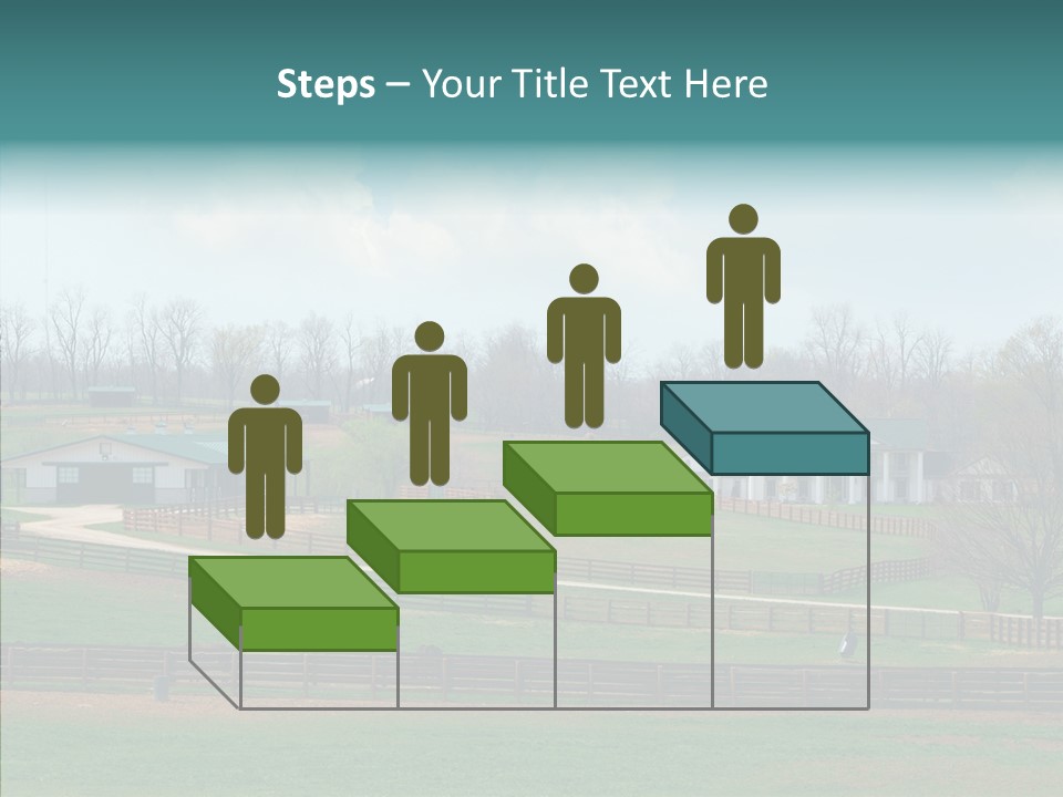 Landscape Spring Farmhouse PowerPoint Template