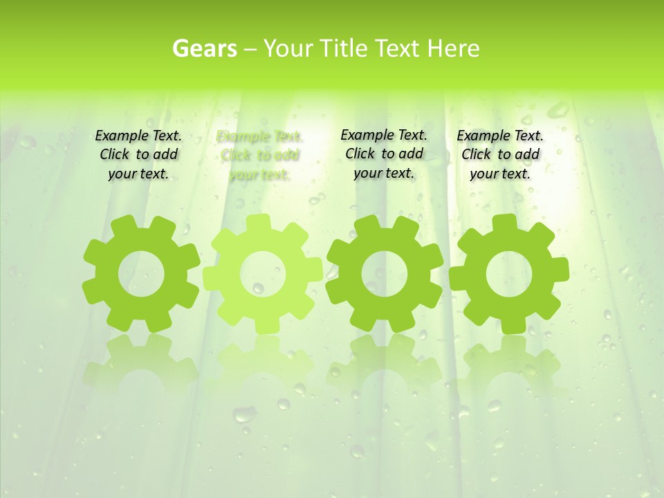 Bright Uncultivated Reflection PowerPoint Template