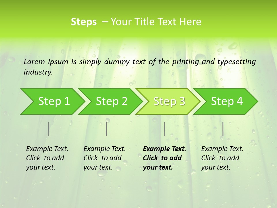 Bright Uncultivated Reflection PowerPoint Template