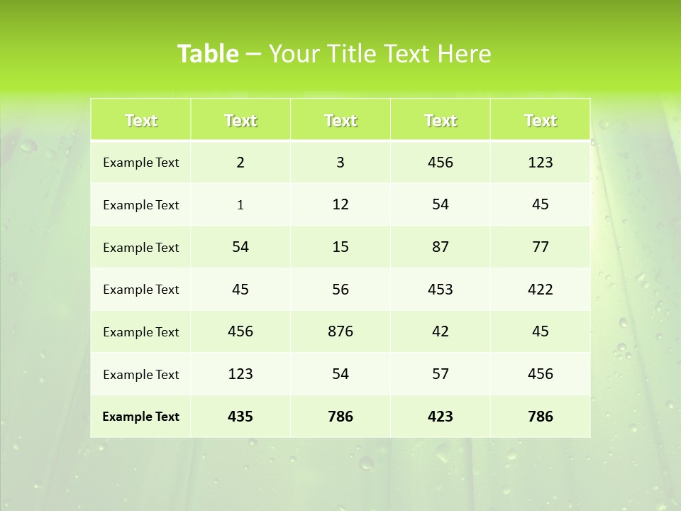 Bright Uncultivated Reflection PowerPoint Template