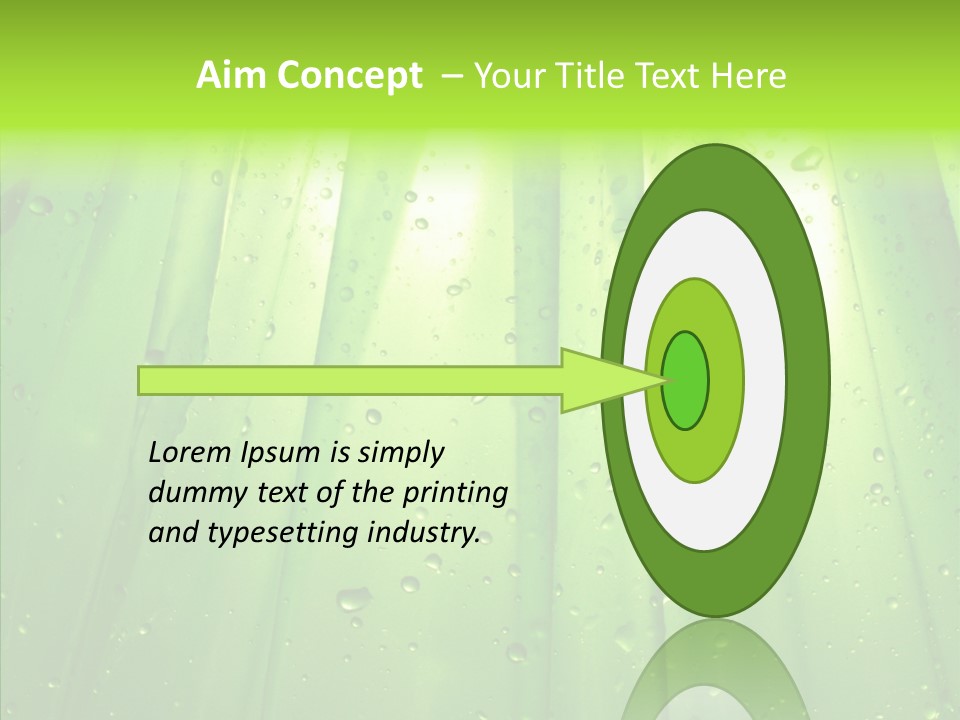 Bright Uncultivated Reflection PowerPoint Template