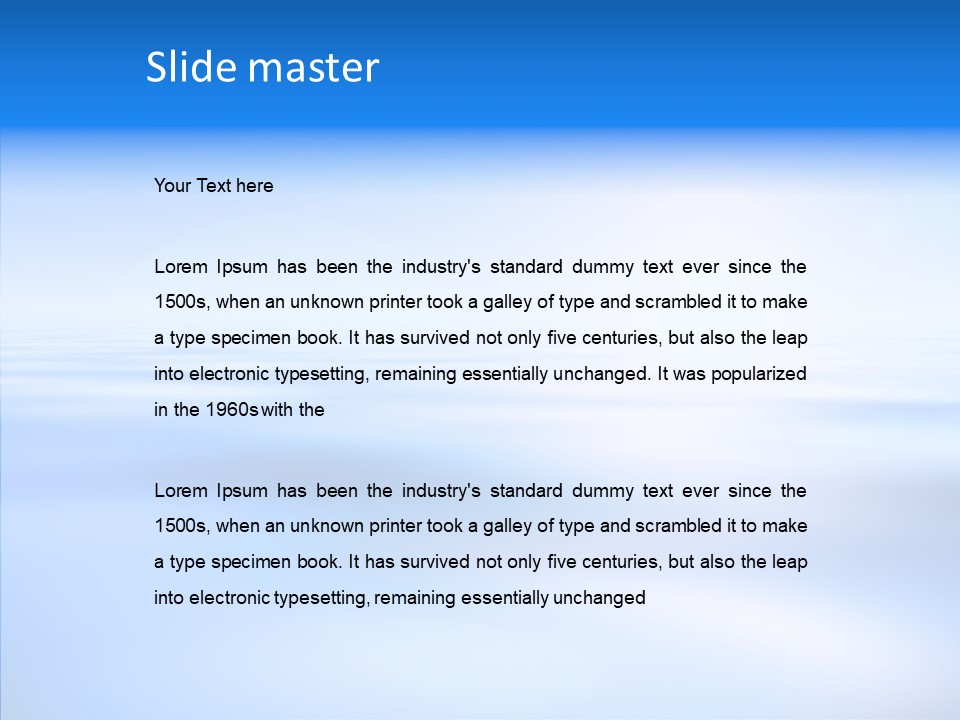 Gradient Perspective Texture PowerPoint Template