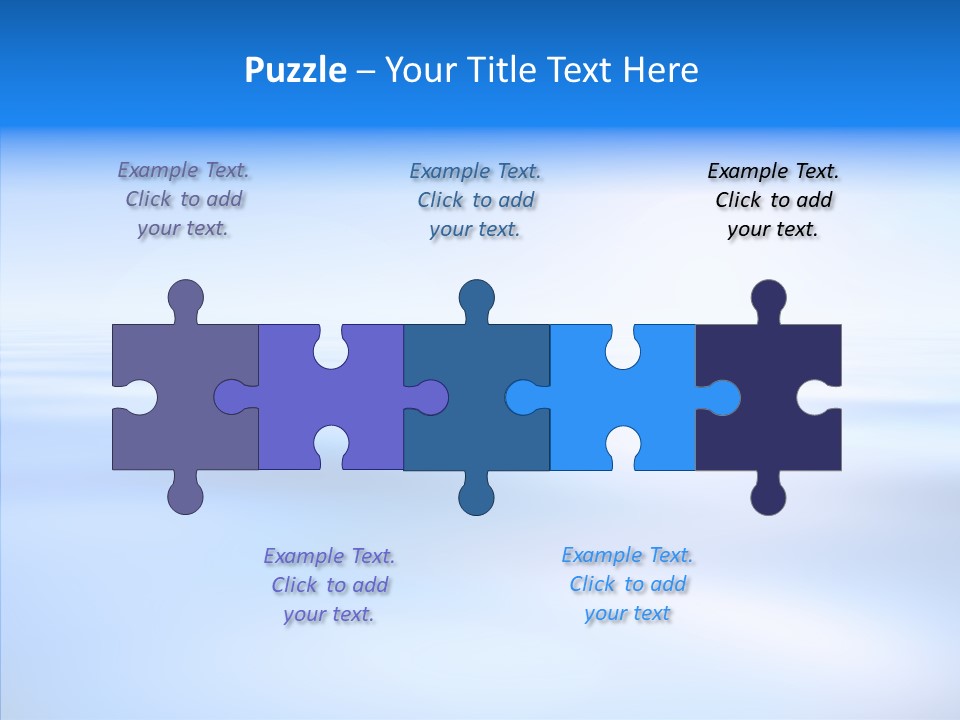 Gradient Perspective Texture PowerPoint Template