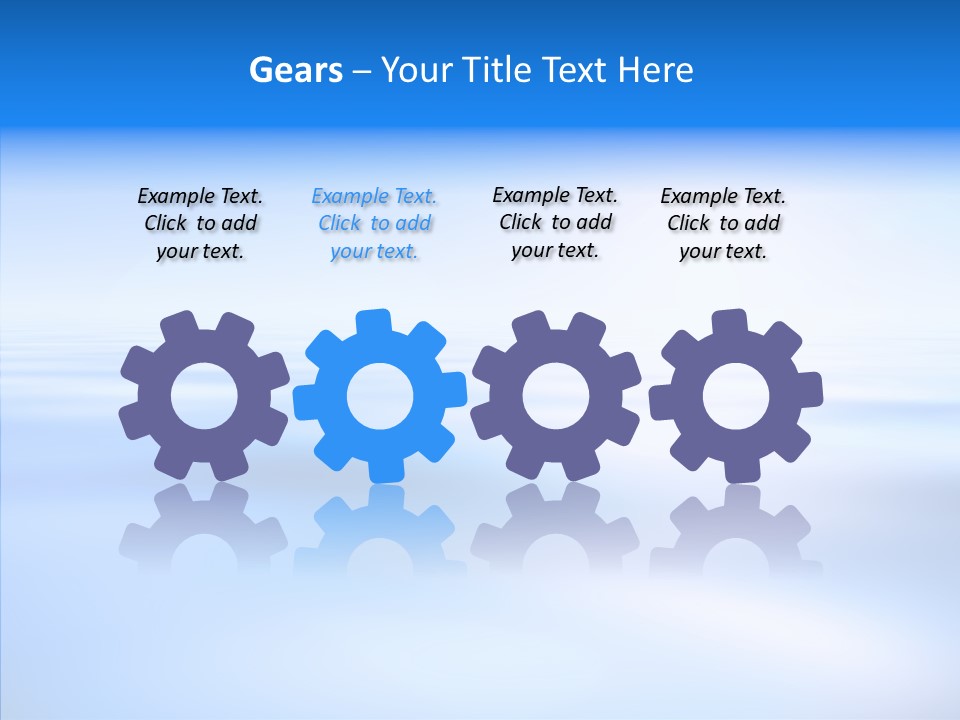 Gradient Perspective Texture PowerPoint Template