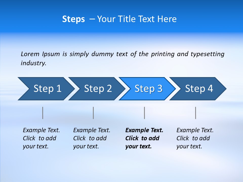 Gradient Perspective Texture PowerPoint Template