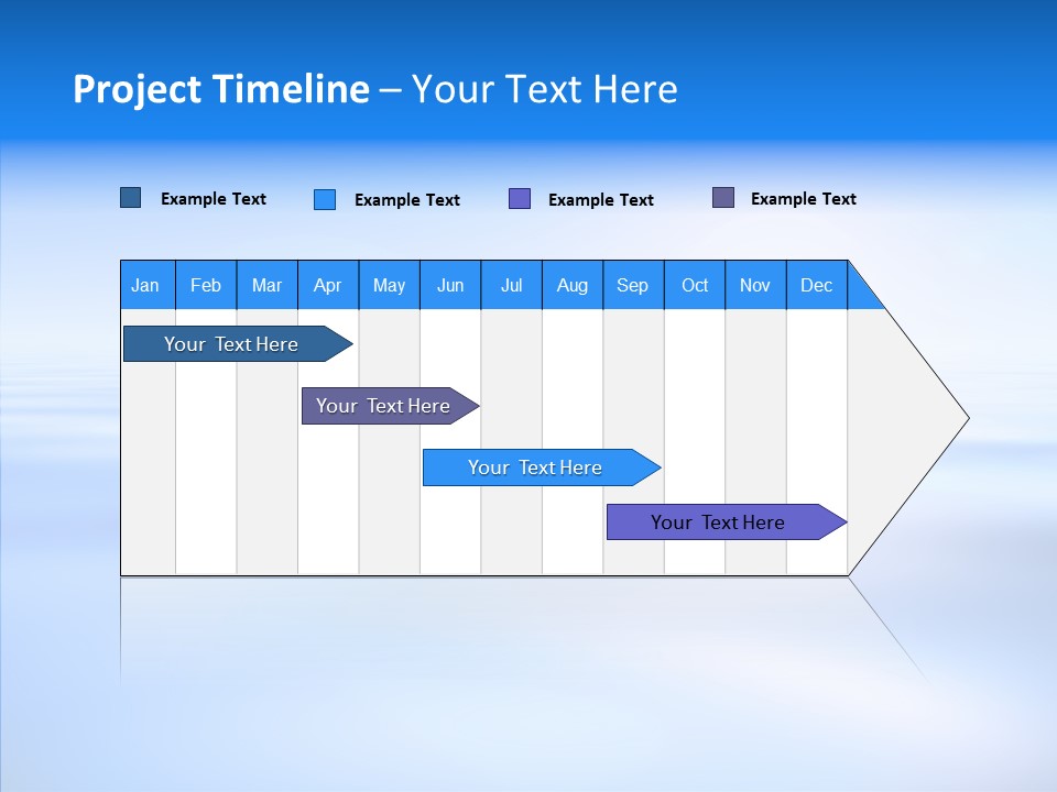 Gradient Perspective Texture PowerPoint Template