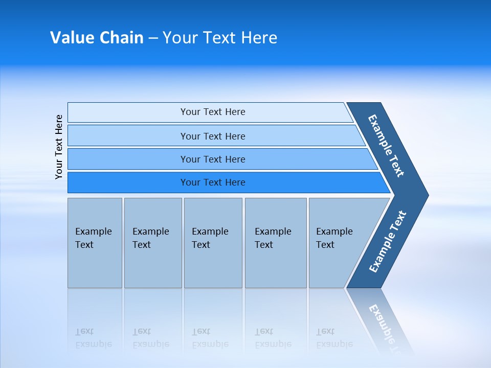 Gradient Perspective Texture PowerPoint Template