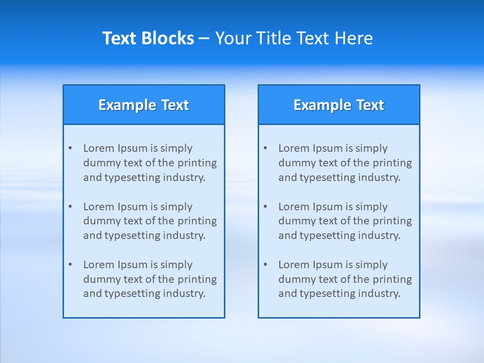 Gradient Perspective Texture PowerPoint Template