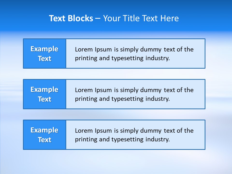 Gradient Perspective Texture PowerPoint Template