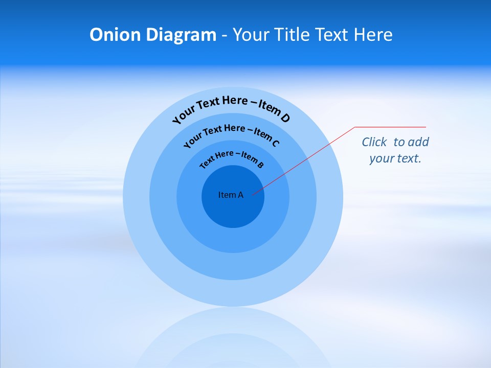 Gradient Perspective Texture PowerPoint Template