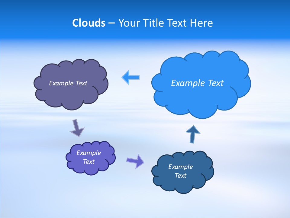 Gradient Perspective Texture PowerPoint Template