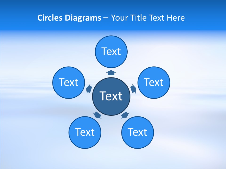 Gradient Perspective Texture PowerPoint Template