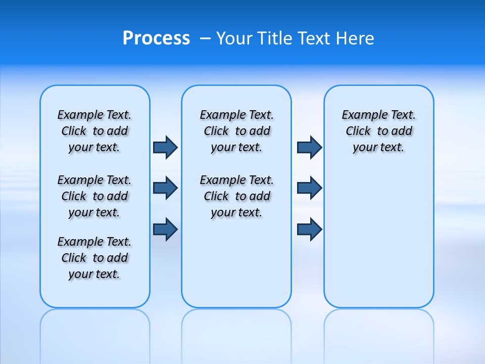Gradient Perspective Texture PowerPoint Template