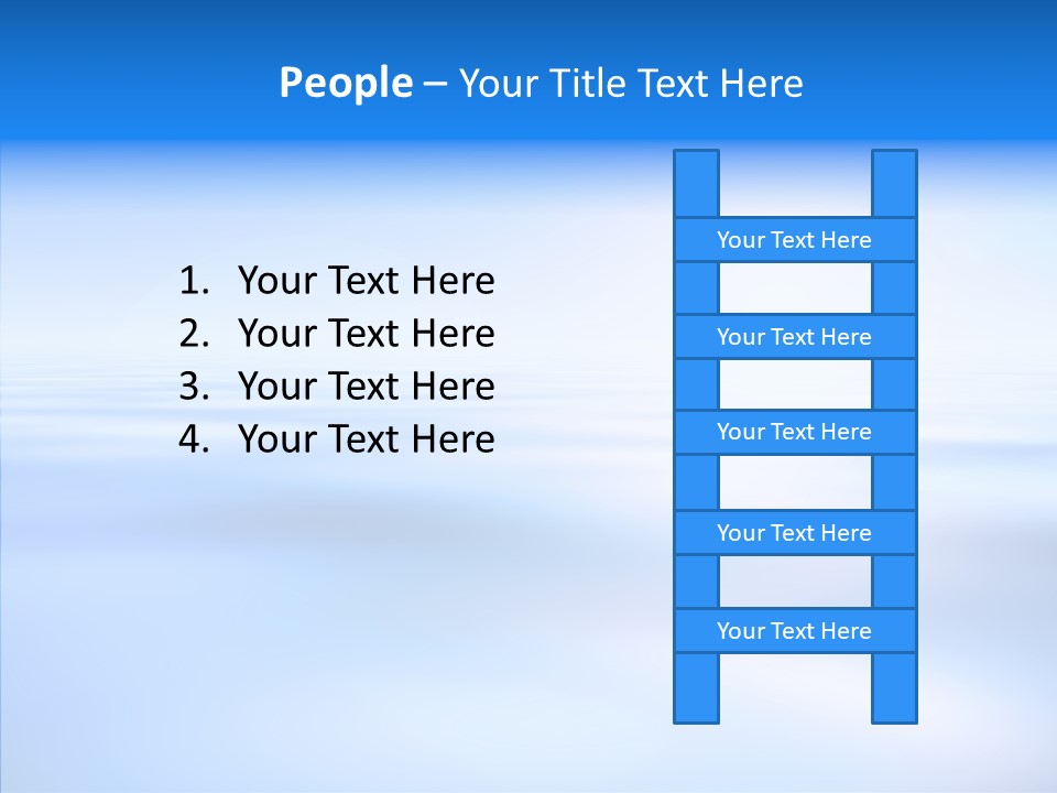 Gradient Perspective Texture PowerPoint Template