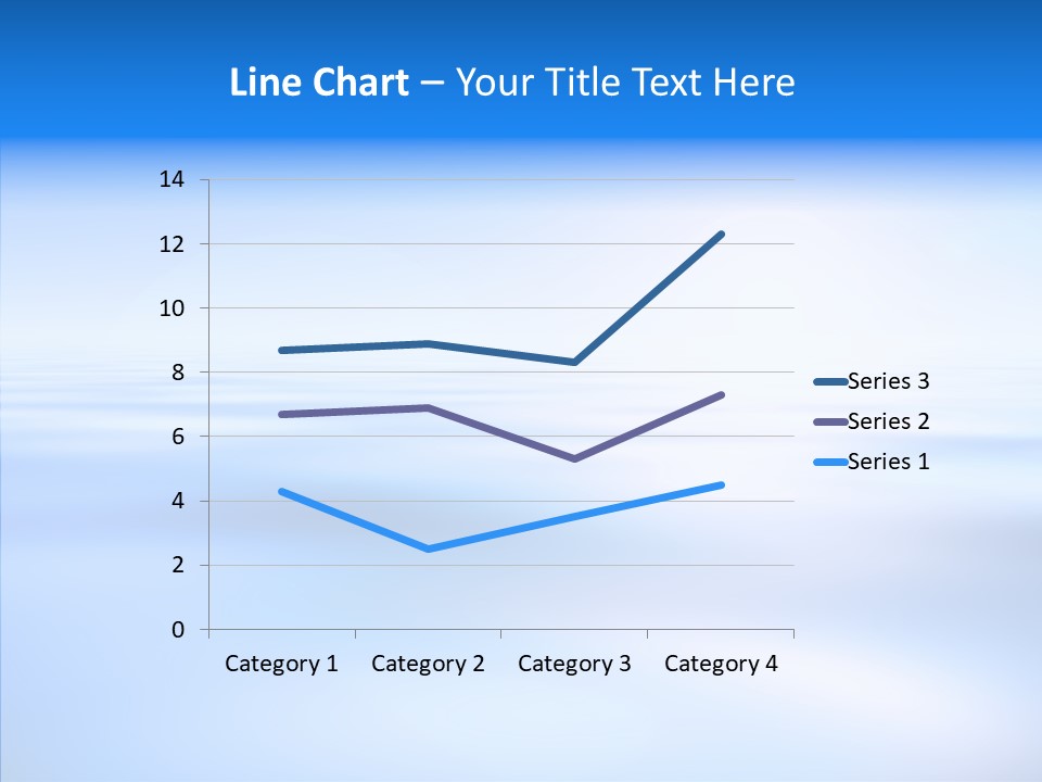 Gradient Perspective Texture PowerPoint Template