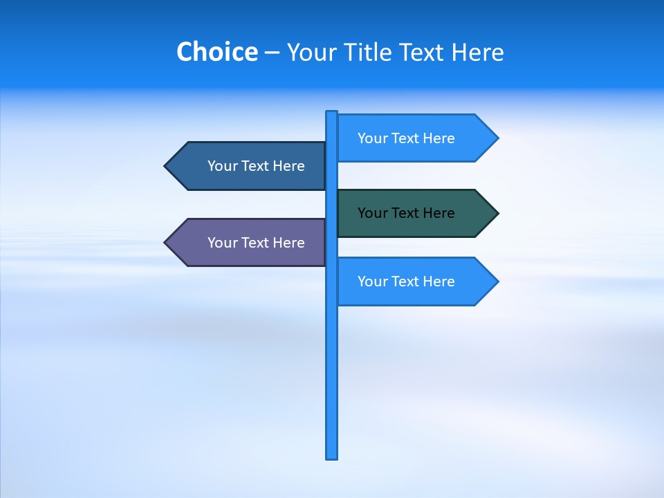 Gradient Perspective Texture PowerPoint Template