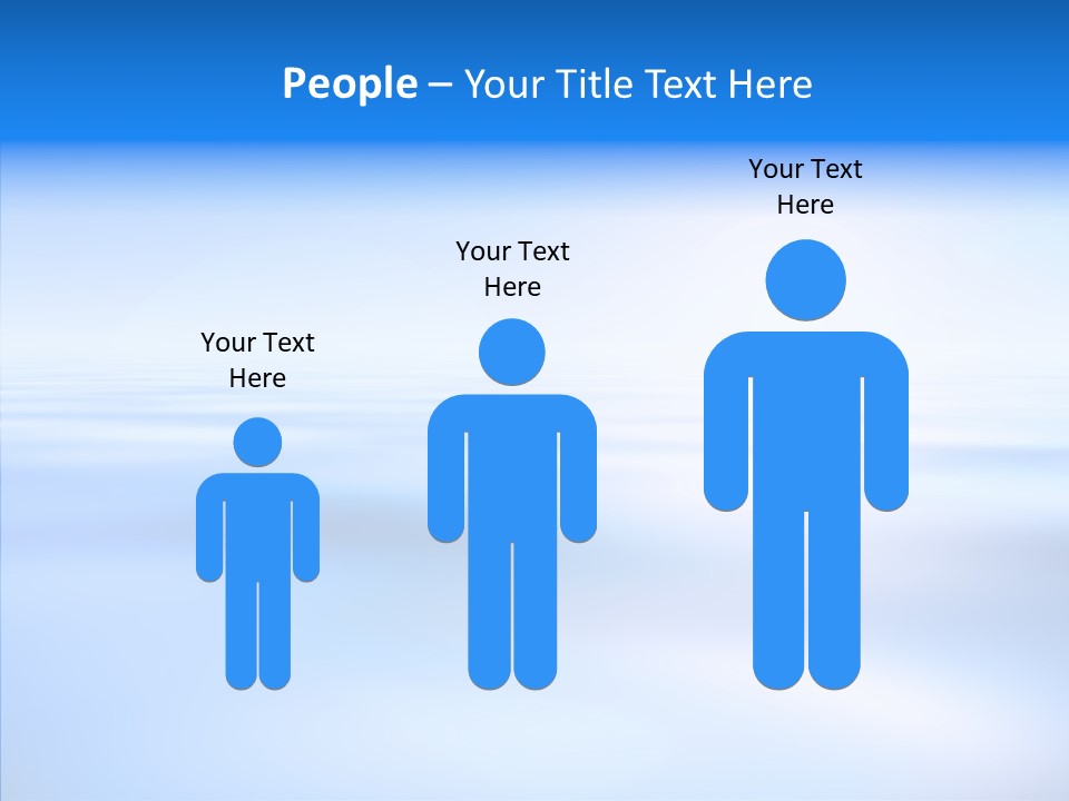 Gradient Perspective Texture PowerPoint Template