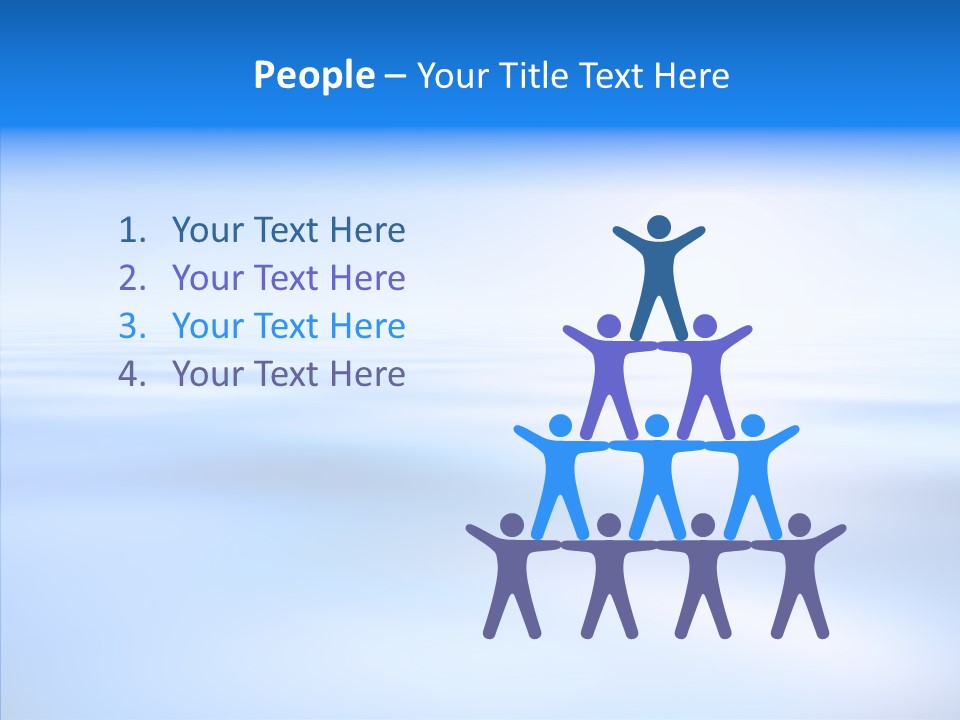 Gradient Perspective Texture PowerPoint Template