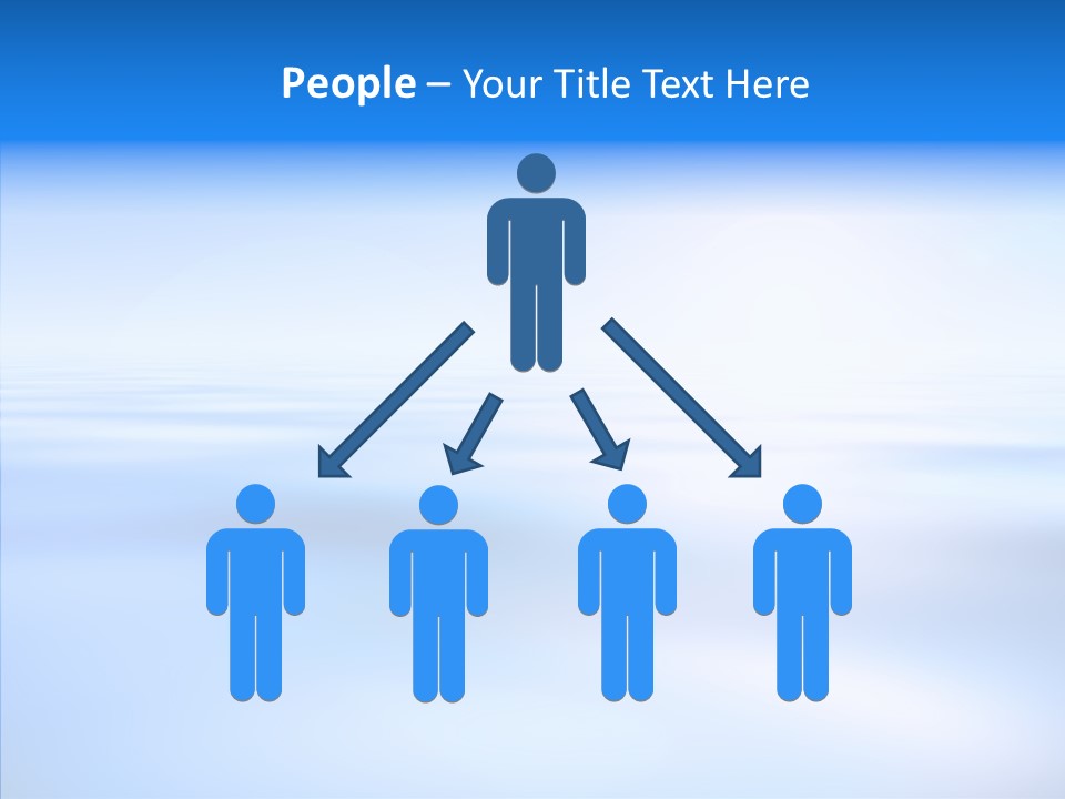 Gradient Perspective Texture PowerPoint Template